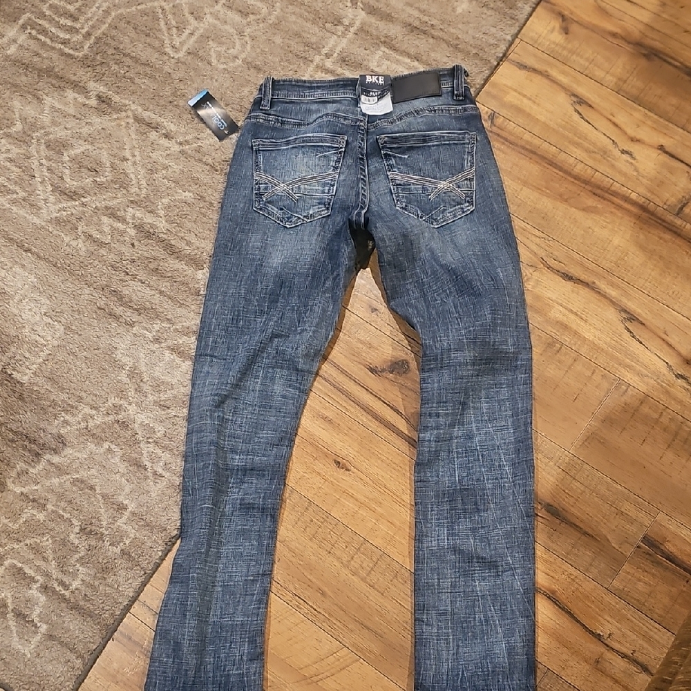 BKE Slim Fit Men's Dark Blue Jeans